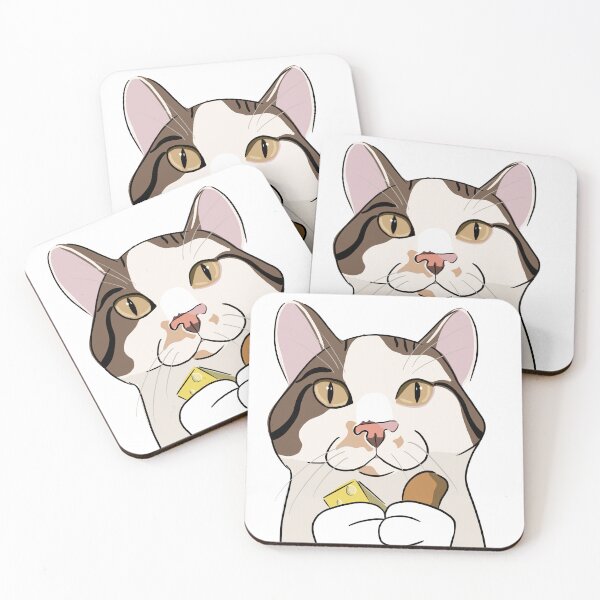 Item preview, The always hungry chonky cat designed and sold by Colonels  Basement.