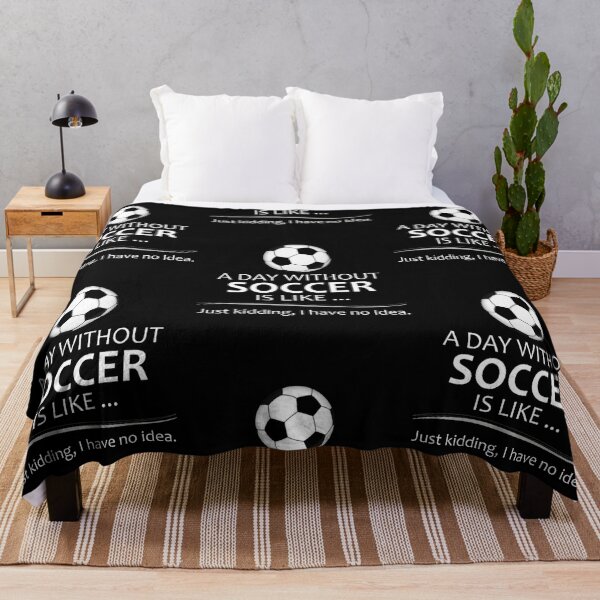 Item preview, Soccer Player Gifts for Football & Futbol Lovers & Coach - A Day Without Soccer is Like Funn designed and sold by Rosalinde Zander.