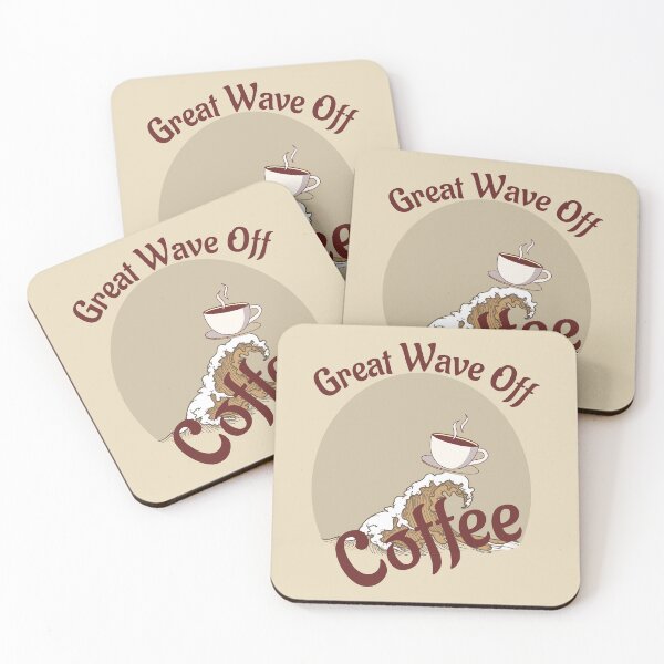 Item preview, The Great Wave off Coffee designed and sold by noor121.