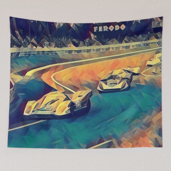 Artikelvorschau, 1970 Le Mans Racing Scene – Vintage Endurance Motorsport Poster, Classic Le Mans Race Car Art entworfen und verkauft von Road To Track.