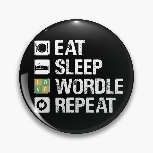 Item preview, EAT SLEEP WORDLE REPEAT designed and sold by Sadil.