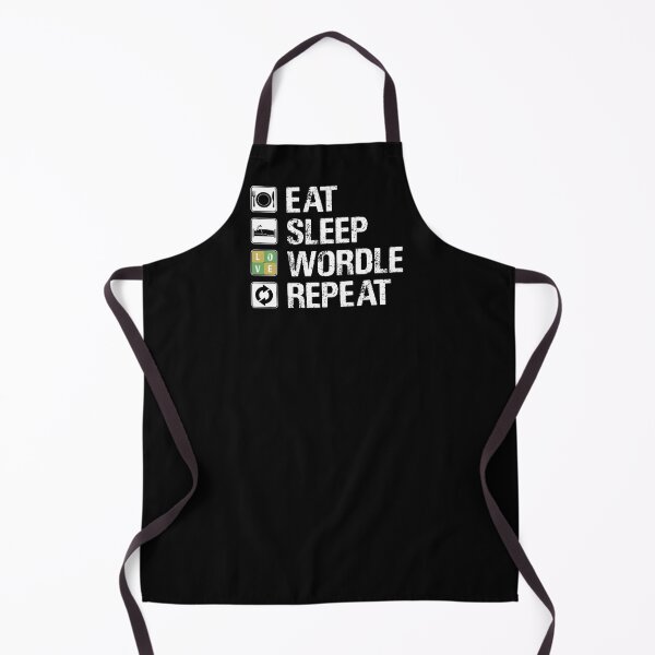 Item preview, EAT SLEEP WORDLE REPEAT designed and sold by Sadil.