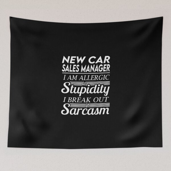 Item preview, New Car Sales Manager T Shirt - Sarcasm Job Gift Item Tee designed and sold by alexandraf49.