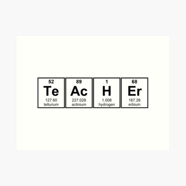 Teacher Periodic Table Teacher Periodic Table