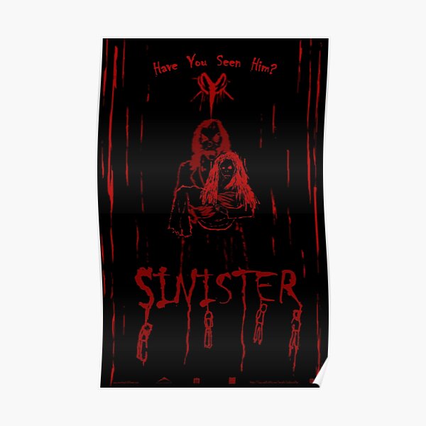 Sinister Poster By Mddonnellan Redbubble