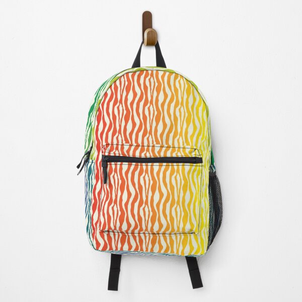 Item preview, Rainbow Zebra Pattern Print designed and sold by ValeriesGallery.