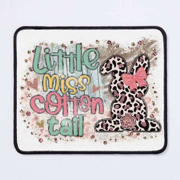 Item preview, Conejito de Pascua estampado animal | Conejito de cola de algodón designed and sold by AllThingsPuffa.