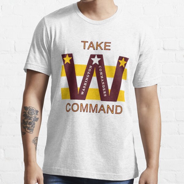 Washington Commandos T-Shirt, Washington Football T-Shirt, Men's Washington  Football Shirt