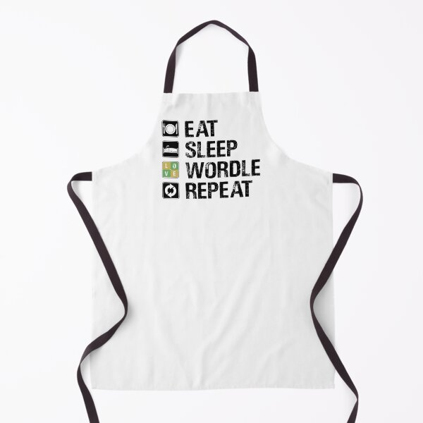 Item preview, EAT SLEEP WORDLE REPEAT designed and sold by Sadil.