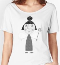 Nanny Pflaume Loose Fit T-Shirt