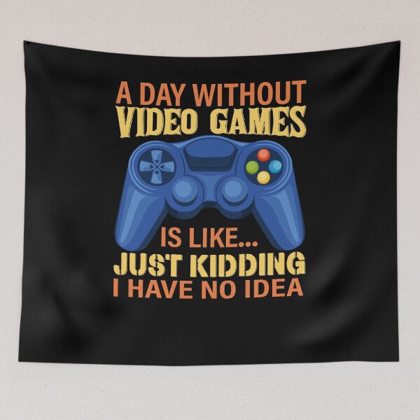 Item preview, A Day Without Video Games Funny Video Gamer Gift designed and sold by 3colors3.