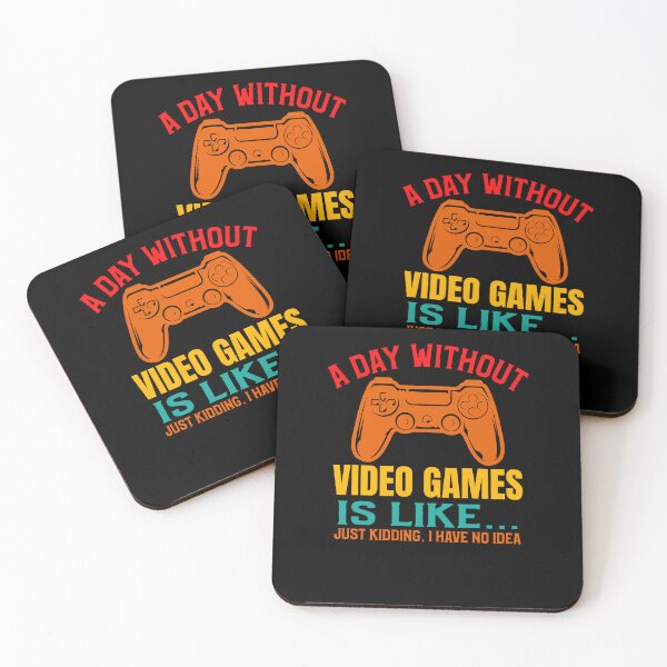 Item preview, A Day Without Video Games Funny Video Gamer Gift designed and sold by 3colors3.