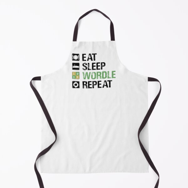 Item preview, EAT SLEEP WORDLE REPEAT designed and sold by Sadil.