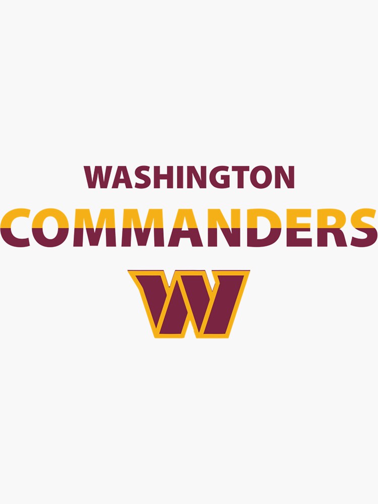 Washington Commanders-Washington Commanders Football Lover Gift Idea - Washington  Commanders Lover C Sticker for Sale by FunkyBaller