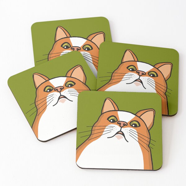 Item preview, The Ginger cat watching you from above a bit surprised designed and sold by marina63.