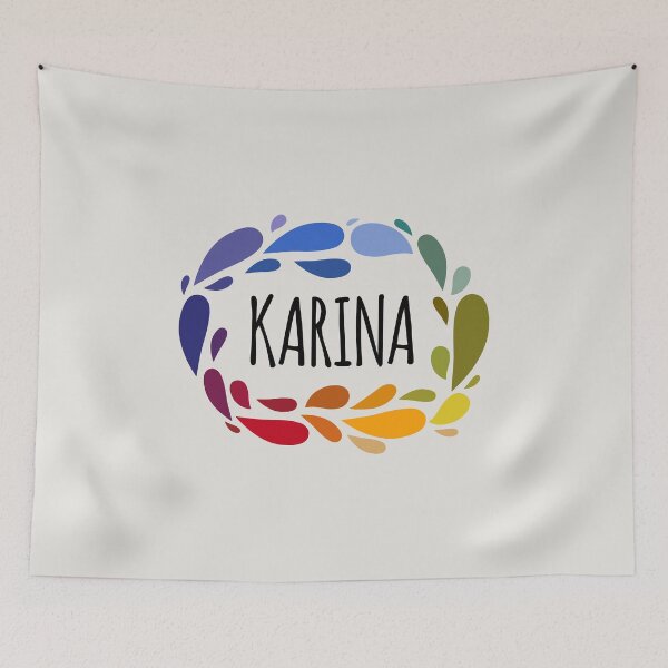 Item preview, Karina Name Cute Colorful Gift Named Karina designed and sold by kindxinn.