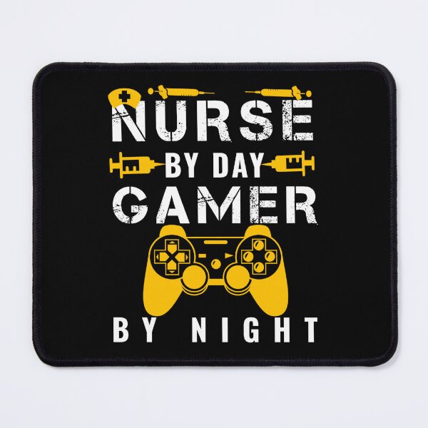 Item preview, Nurse By The Day gamer By Night designed and sold by Hussain Shirts.
