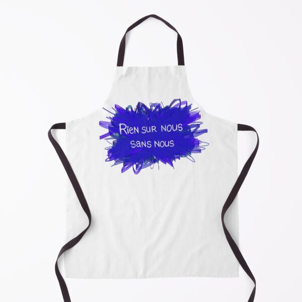 Item preview, Nothing about us without us (blue explosion white background) designed and sold by MentaLee.