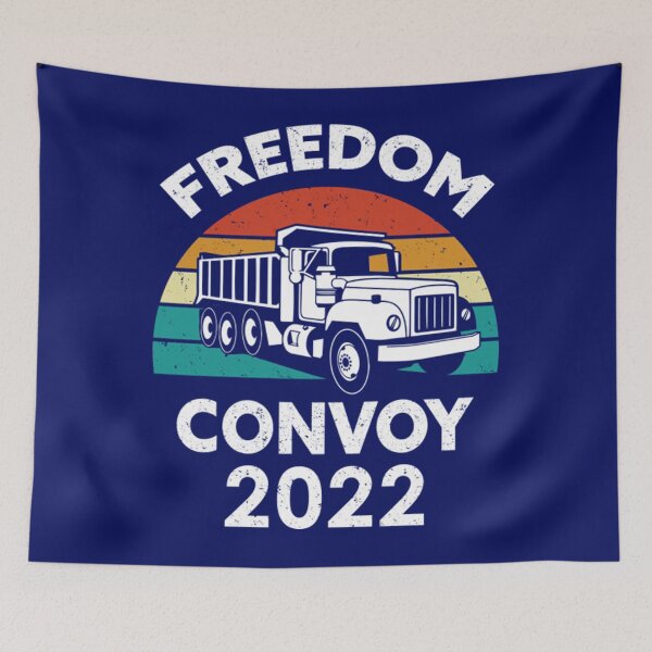 Item preview, Freedom Convoy 2022 Trucker Driver Retro Design designed and sold by CsaDmio.
