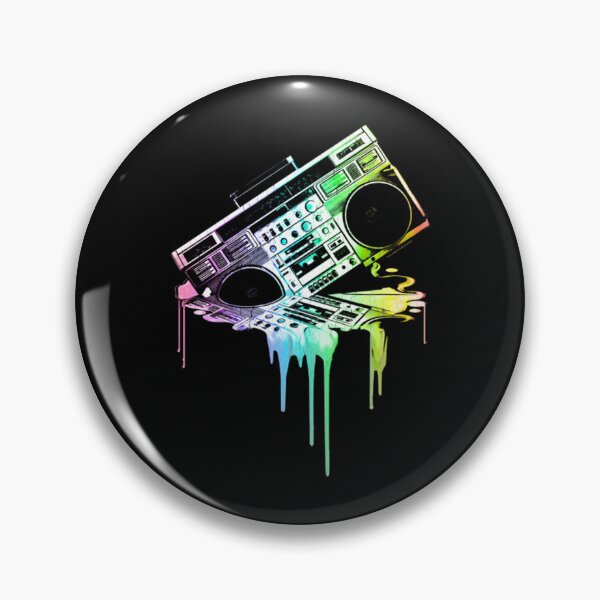 Item preview, Melting Boombox (vintage distressed look)  designed and sold by CsaDmio.