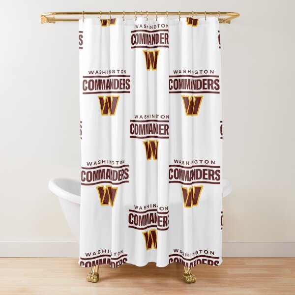 Washington Commanders Personalized Jersey Shower Curtains - Custom Gifts  with Any Name and Number - Gifts From The Heart At Prices You'll Love