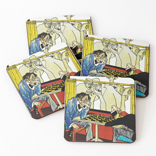 Item preview, Viennese Café The Chess Players (Wiener Café Die Schachspieler) (1911) print in high resolution by Moriz Jung designed and sold by RyanCaudell.