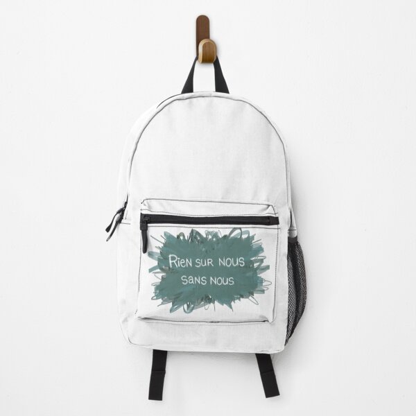 Item preview, Nothing about us without us (green gray explosion white background) designed and sold by MentaLee.