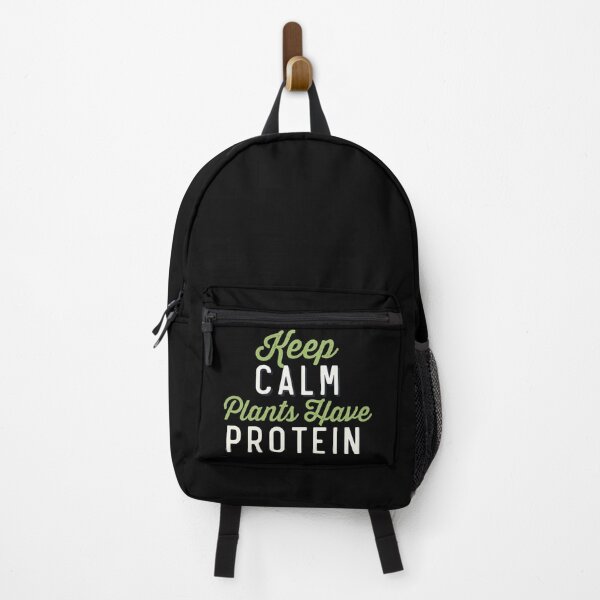 Item preview, Keep Calm Plants Have Protein - Vegetarian and Vegan Funny and Cute Design designed and sold by JoyTop.