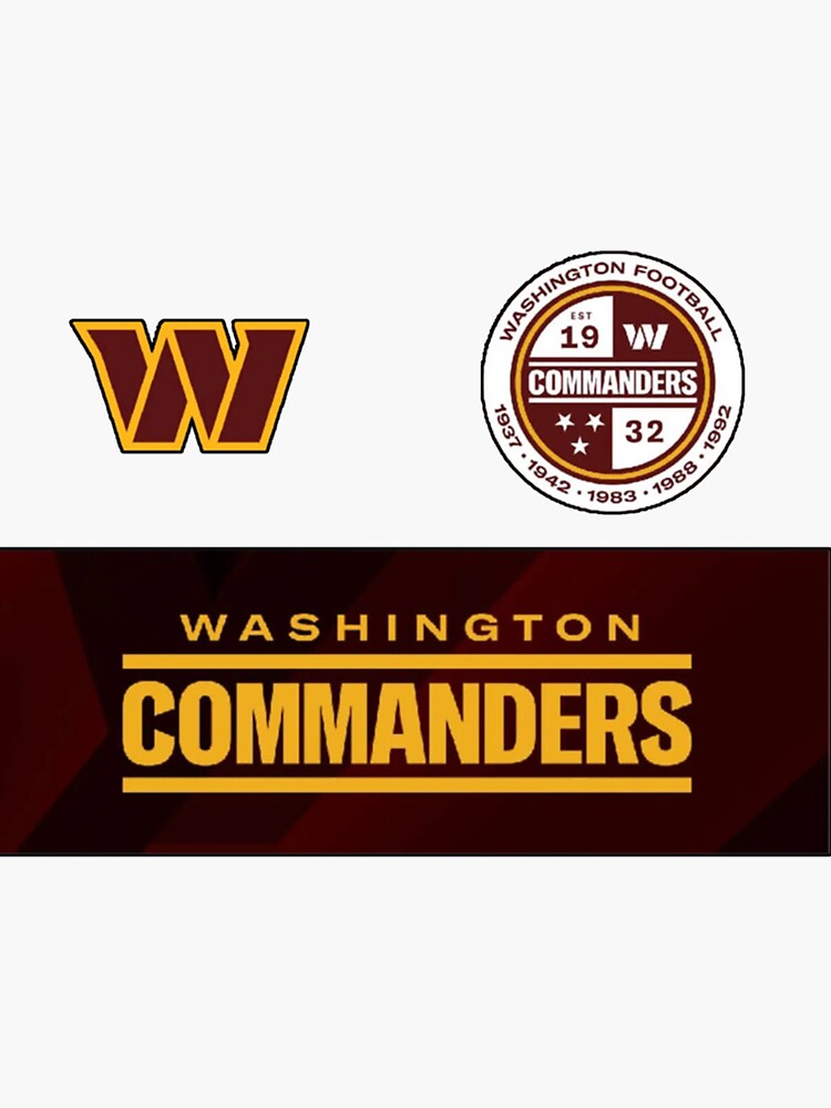 Washington Commanders-Washington Commanders Football Lover Gift Idea -  Washington Commanders Lover C Sticker for Sale by FunkyBaller