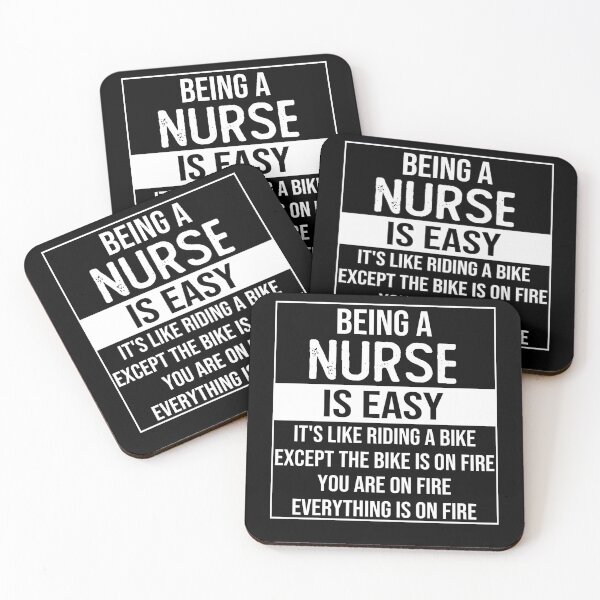 Item preview, funny nurse saying: being a nurse is easy nurse gifts designed and sold by alaechamlal.