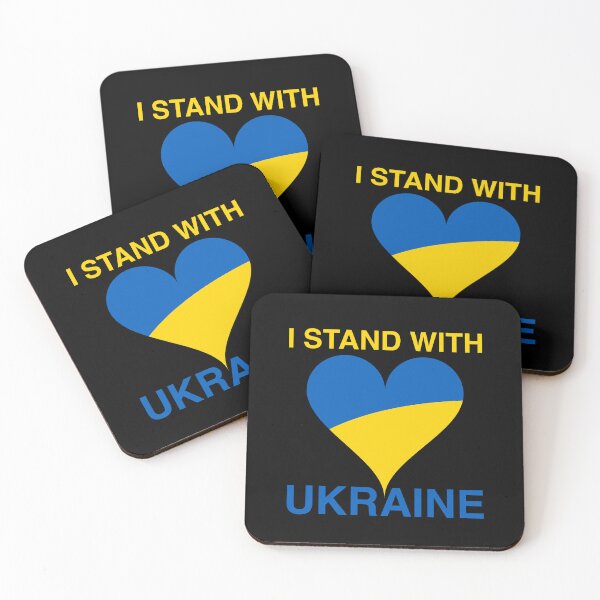 Item preview, Stand with Ukraine heart designed and sold by BeRudeShop.