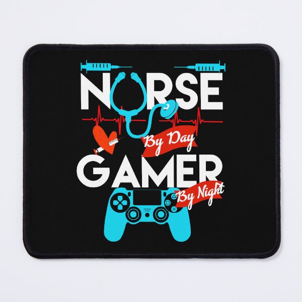 Item preview, Nurse By Day Gamer By Night designed and sold by Hussain Shirts.