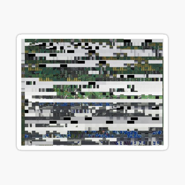 PCB Glitch Cartridge Sticker