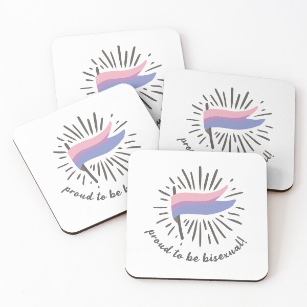 Item preview, Proud To Be Bisexual Pride Flag LGBTQIA designed and sold by StickerbashCo.