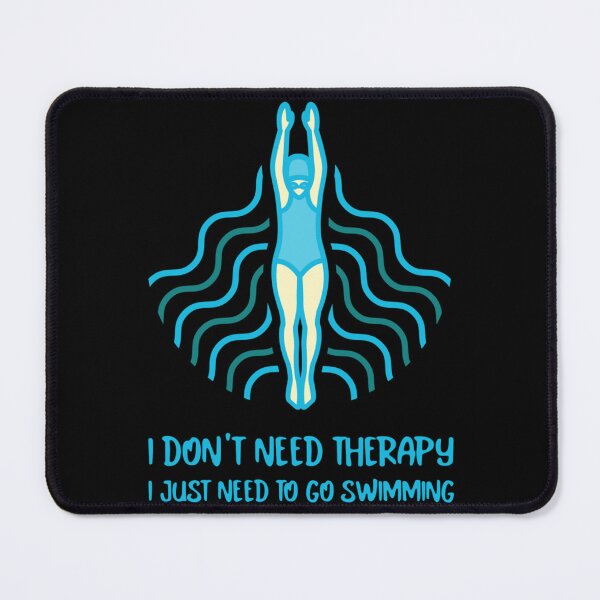 Item preview, I Don't Need Therapy I Just Need To Go Swimming V Classic T-Shirt designed and sold by madeleinem48.