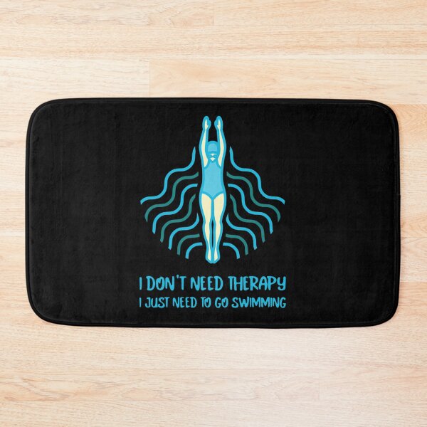 Item preview, I Don't Need Therapy I Just Need To Go Swimming V Classic T-Shirt designed and sold by madeleinem48.