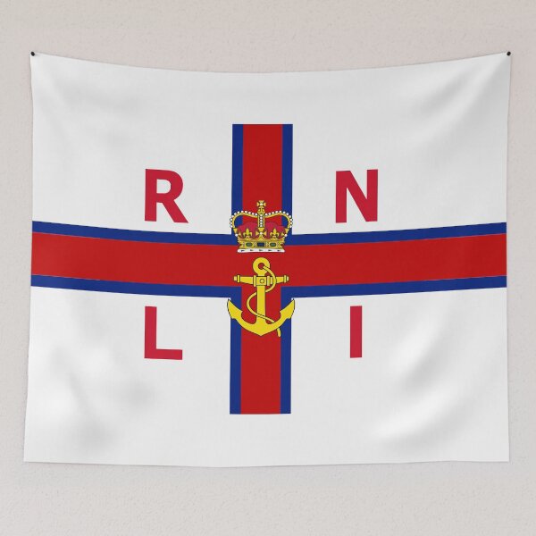 Item preview, Royal National Lifeboat Institution flag second 2 designed and sold by angelisart.