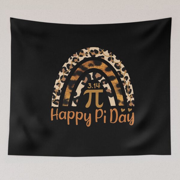 Item preview, Happy Pi Day Mathematic Math Teacher Leopard Rainbow, Funny Math Teacher Gift,Sweet Happy Pi Day Design designed and sold by pedrored369.