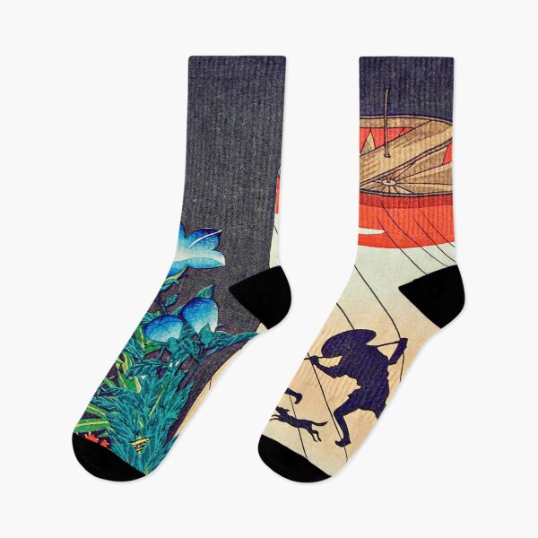 Item preview, Bellflower and Lantern by Hiroaki Takahashi (1871-1945) designed and sold by RyanCaudell.