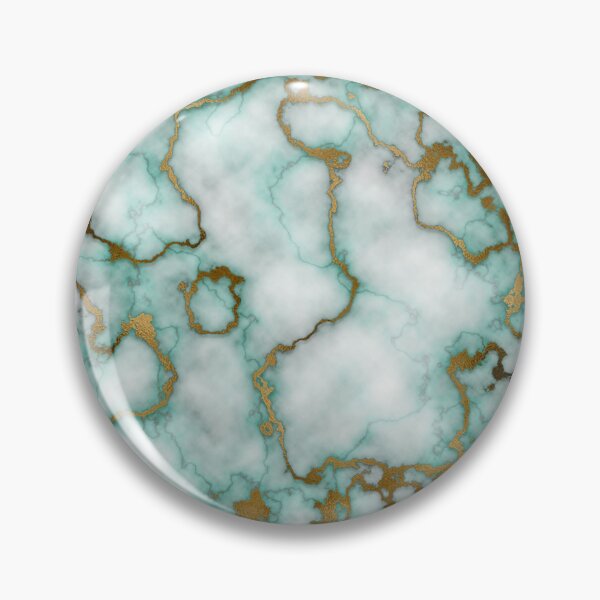 Item preview, Luxurious Turquoise And Gold Marble Texture designed and sold by RomeoSketches.