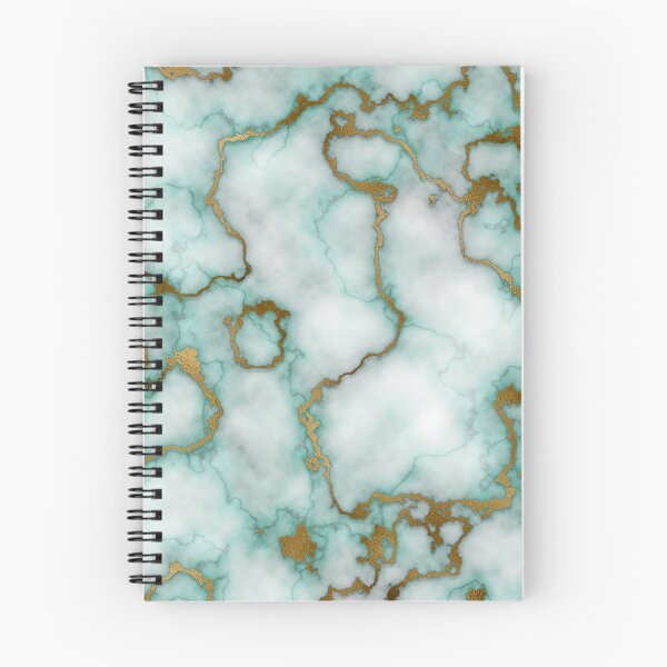 Item preview, Luxurious Turquoise And Gold Marble Texture designed and sold by RomeoSketches.