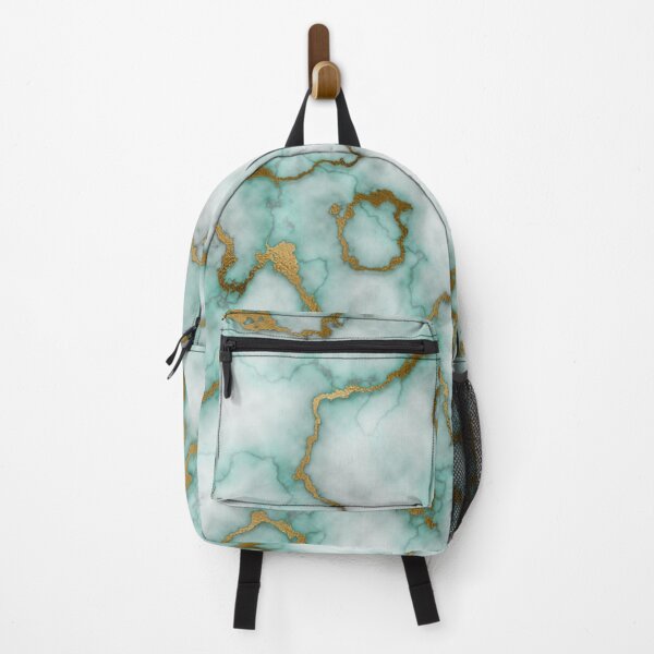 Item preview, Luxurious Turquoise And Gold Marble Texture designed and sold by RomeoSketches.