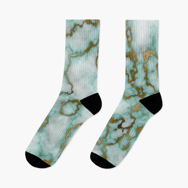 Item preview, Luxurious Turquoise And Gold Marble Texture designed and sold by RomeoSketches.