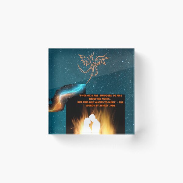 Item preview, Phoenix rising from the fire designed and sold by BookishDesignsbyJade .