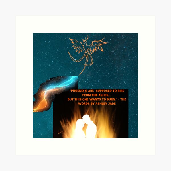 Item preview, Phoenix rising from the fire designed and sold by BookishDesignsbyJade .
