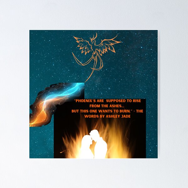 Item preview, Phoenix rising from the fire designed and sold by BookishDesignsbyJade .