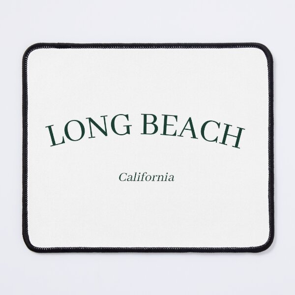 Item preview, Long Beach California, Minimalist Dark Green West Coast Design designed and sold by BellaHope1.