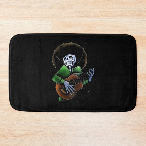 Item preview, skull playing guitar designed and sold by pop2021shirt.