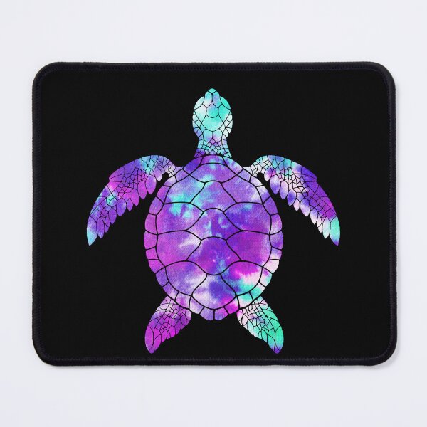 Artikelvorschau, Krawatten-Schildkröte Blau Lila Klecks Rette die Schildkröten vsco Ästhetik entworfen und verkauft von Spaceshipsells.