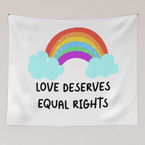 Item preview, LGBT Love Rainbow Flag Gay & Proud designed and sold by StickerbashCo.